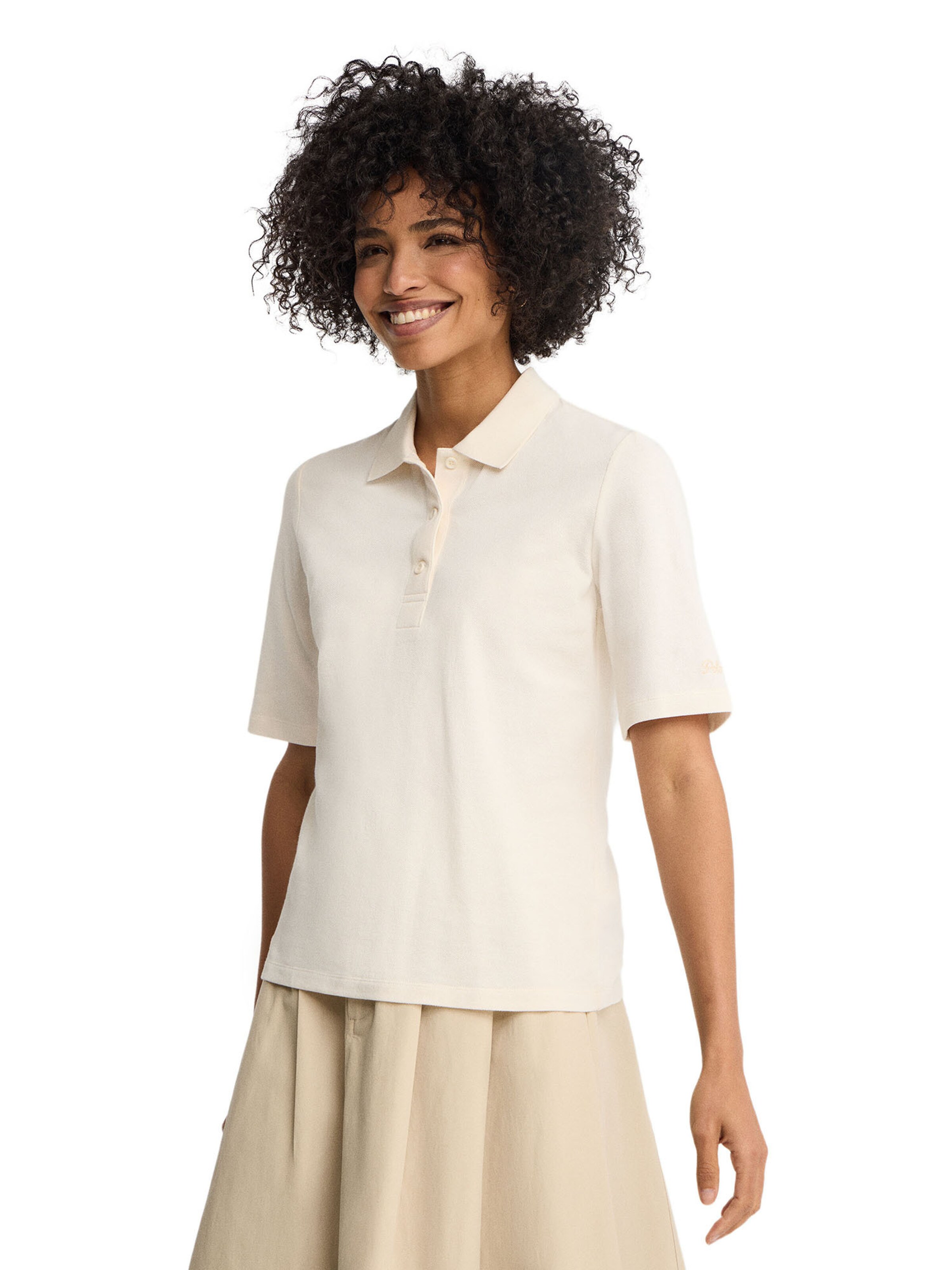 Polo Club Poloshirt in Beige: Vorderseite