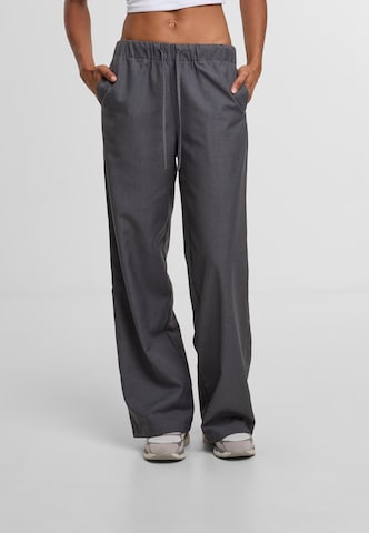 Urban Classics Zvonové kalhoty Kalhoty – šedá: přední strana