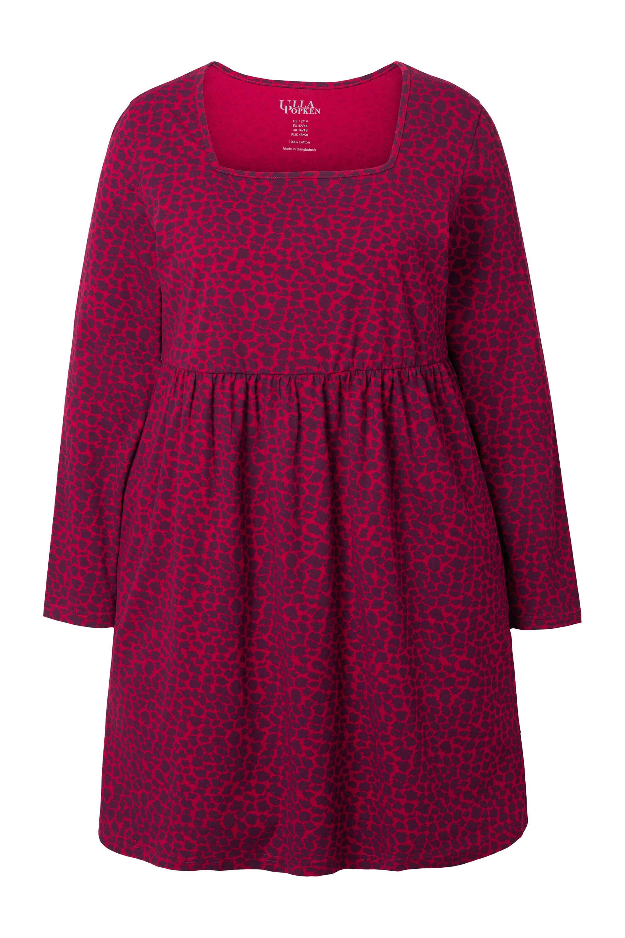 Ulla Popken Tuniek in Rood: voorkant