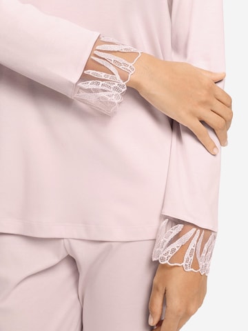 Hanro Pyjama 'Rosaria' in Roze