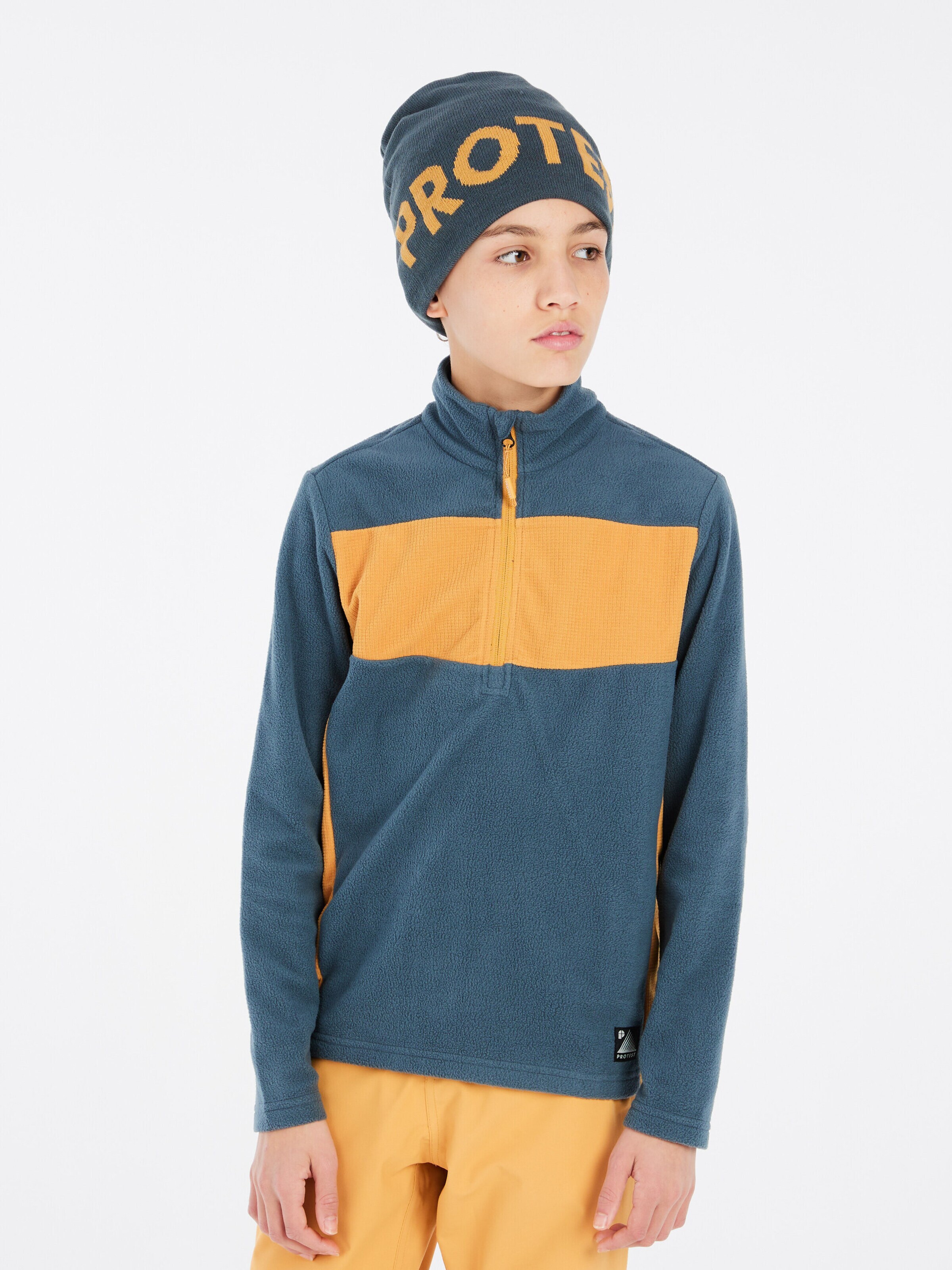 PROTEST Sportief sweatshirt 'PRTMARNIX JR' in Blauw: voorkant