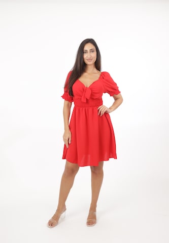 Elara Summer dress in Red