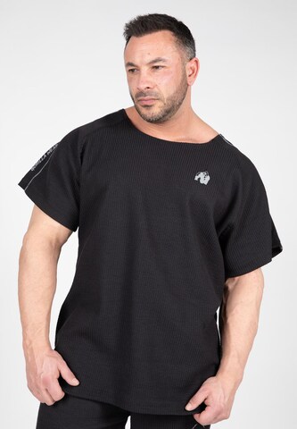 Gorilla Wear Performance shirt 'Buffalo O' in Black: front