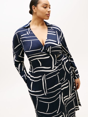 Robe Tommy Hilfiger Curve en bleu