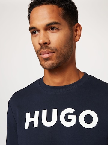 HUGO Red - Sweatshirt 'Dem' em azul