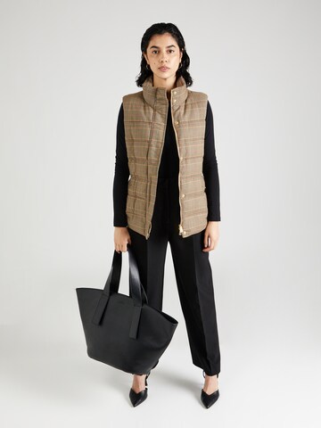 Lauren Ralph Lauren Vest 'LEAN' in Brown