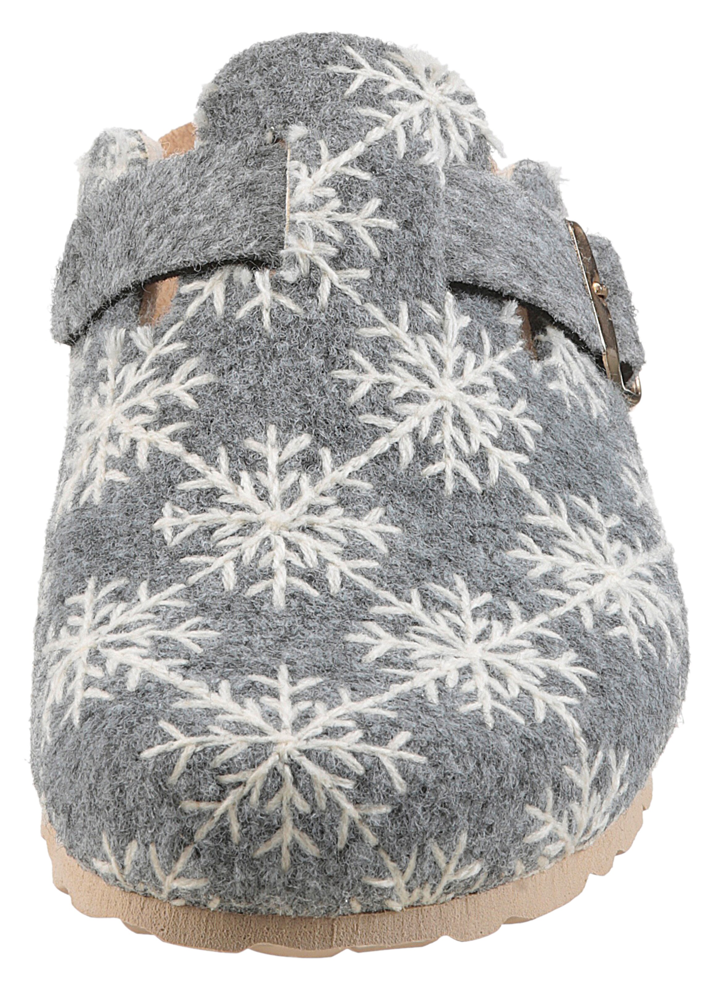 Aniston Mules in Grey