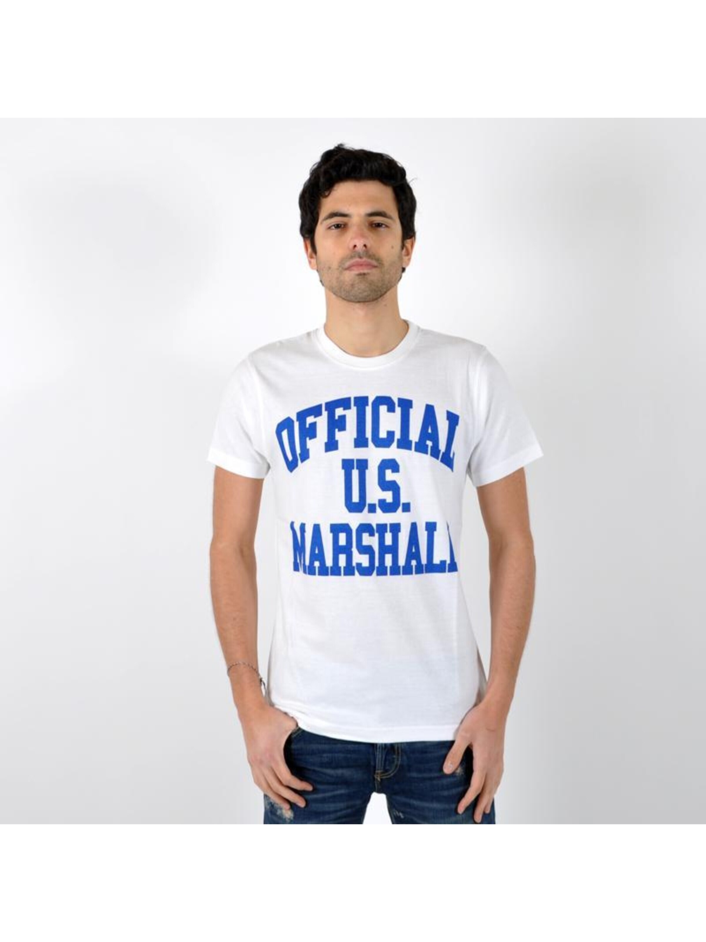 U.S Marshall - Camiseta en blanco