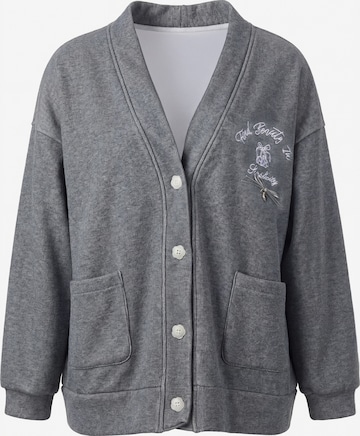 usha BLUE LABEL - Sudadera con cremallera en gris: frente