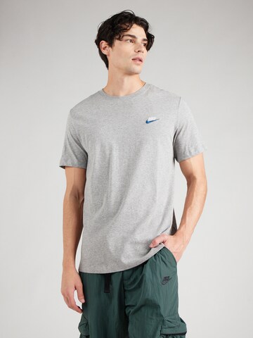 Nike Sportswear Póló 'CLUB' - szürke: elől