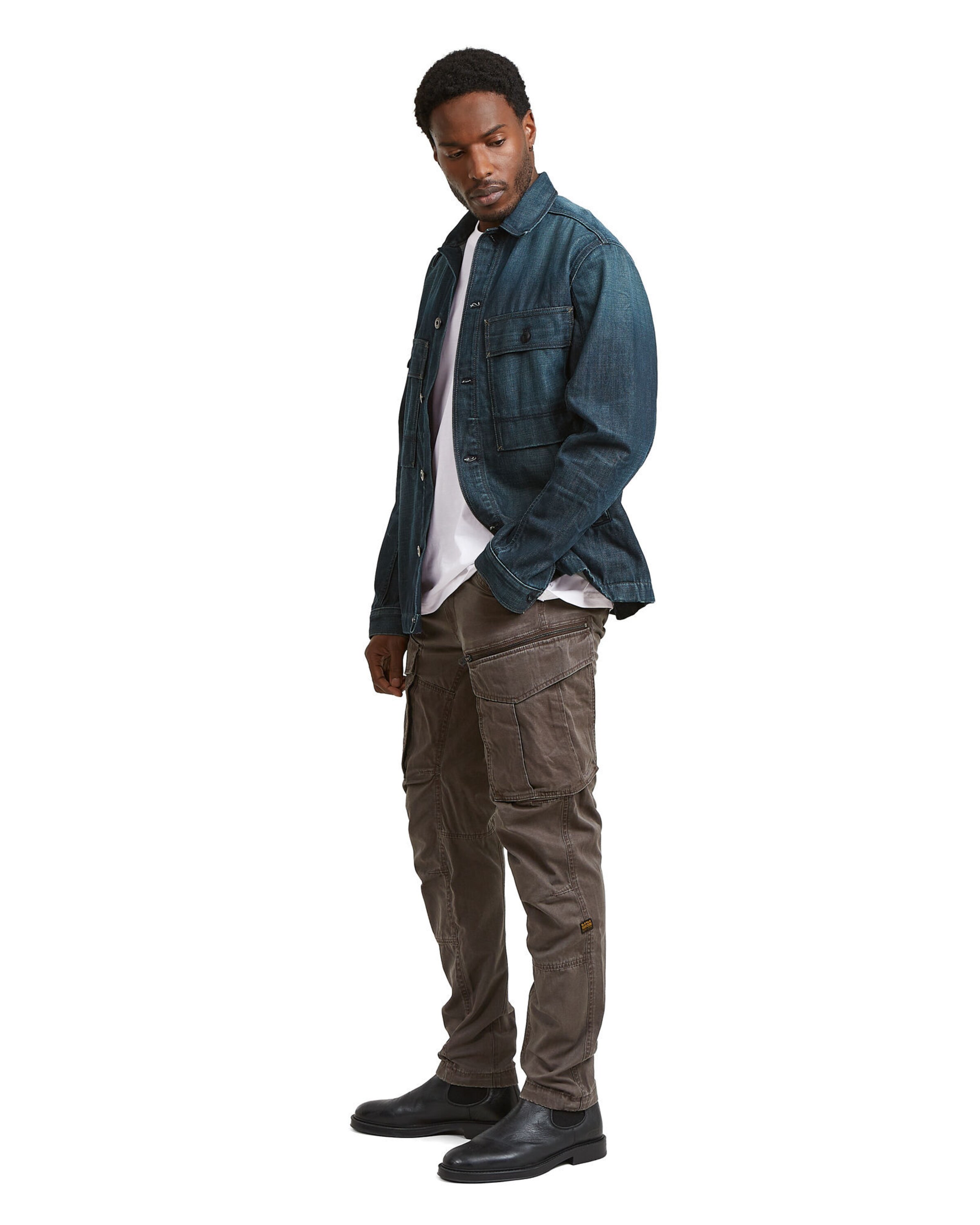 Effilé Pantalon cargo G-STAR en marron