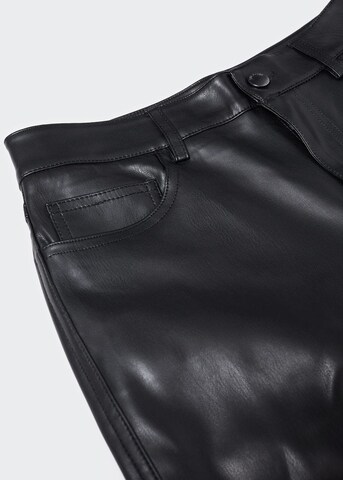 MANGO Normalny krój Spodnie 'Lille' w kolorze czarny