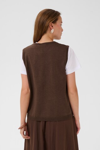 SAINT TROPEZ Sweter 'Mila' w kolorze brązowy