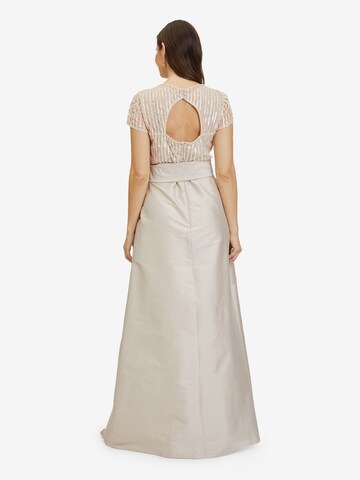 Vera Mont Evening Dress in Beige