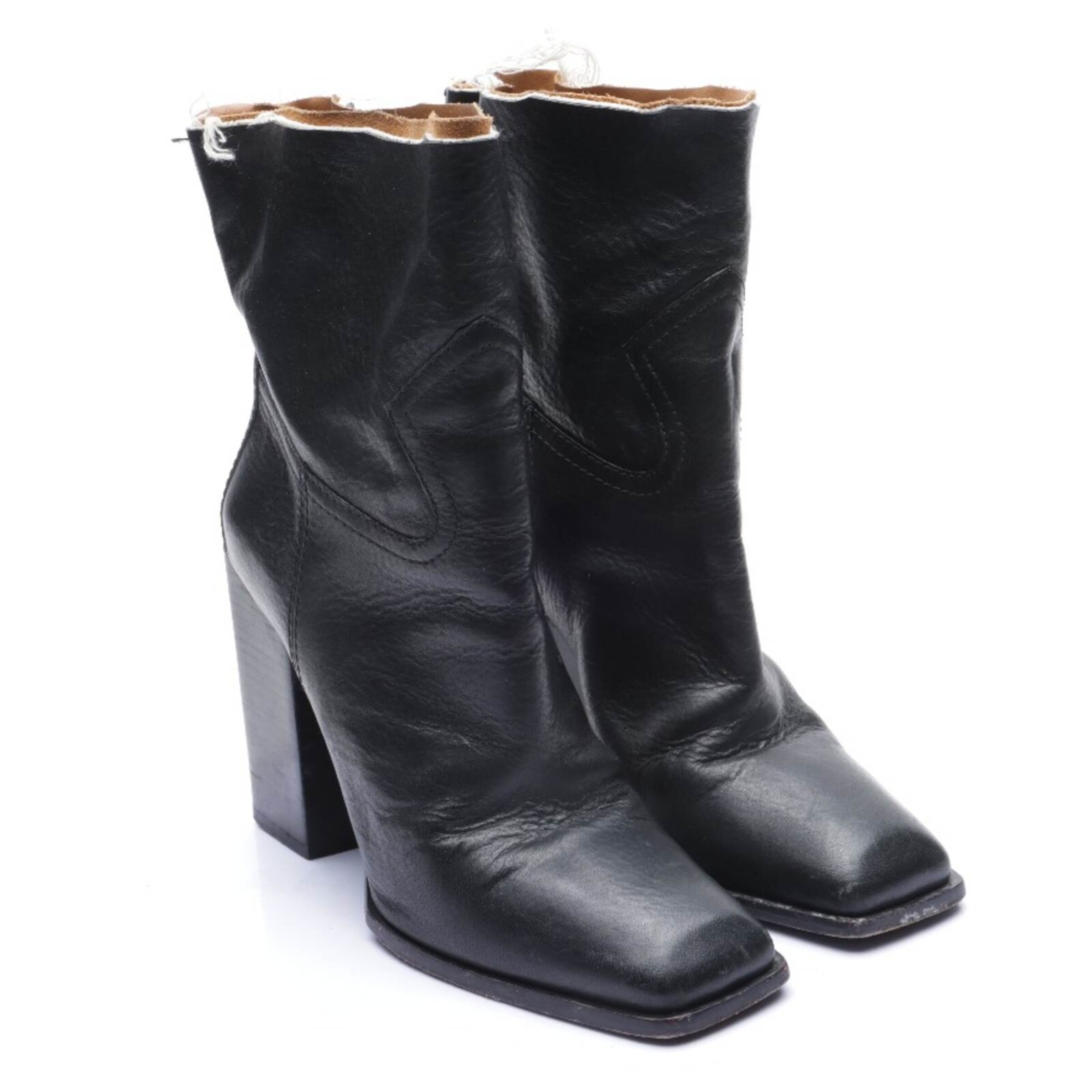 Saint Laurent Stiefeletten 39 in Schwarz: Vorderseite