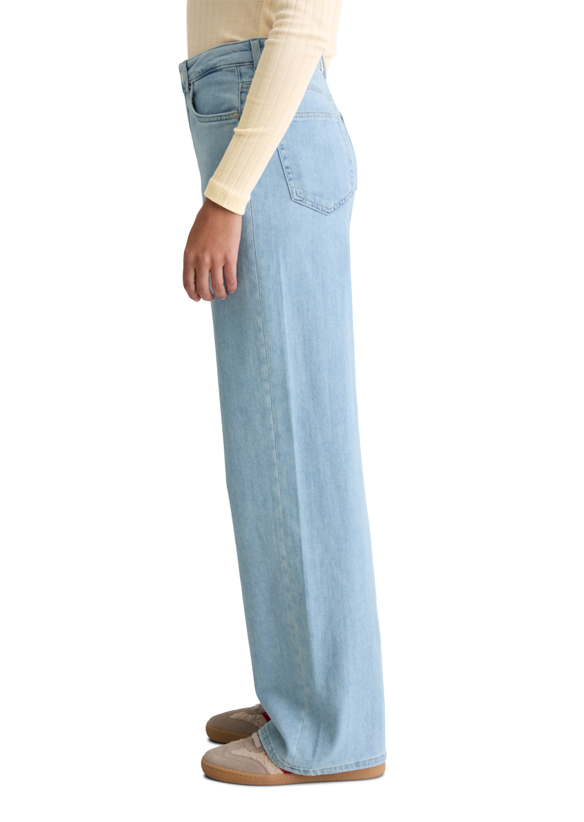 Marc O'Polo Wide leg Jeans in Blauw