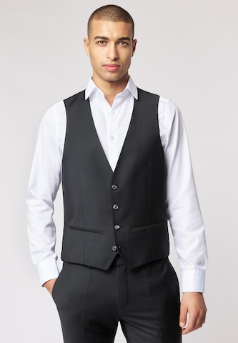 ROY ROBSON Suit Vest 'Baukasten 1' in Black: front