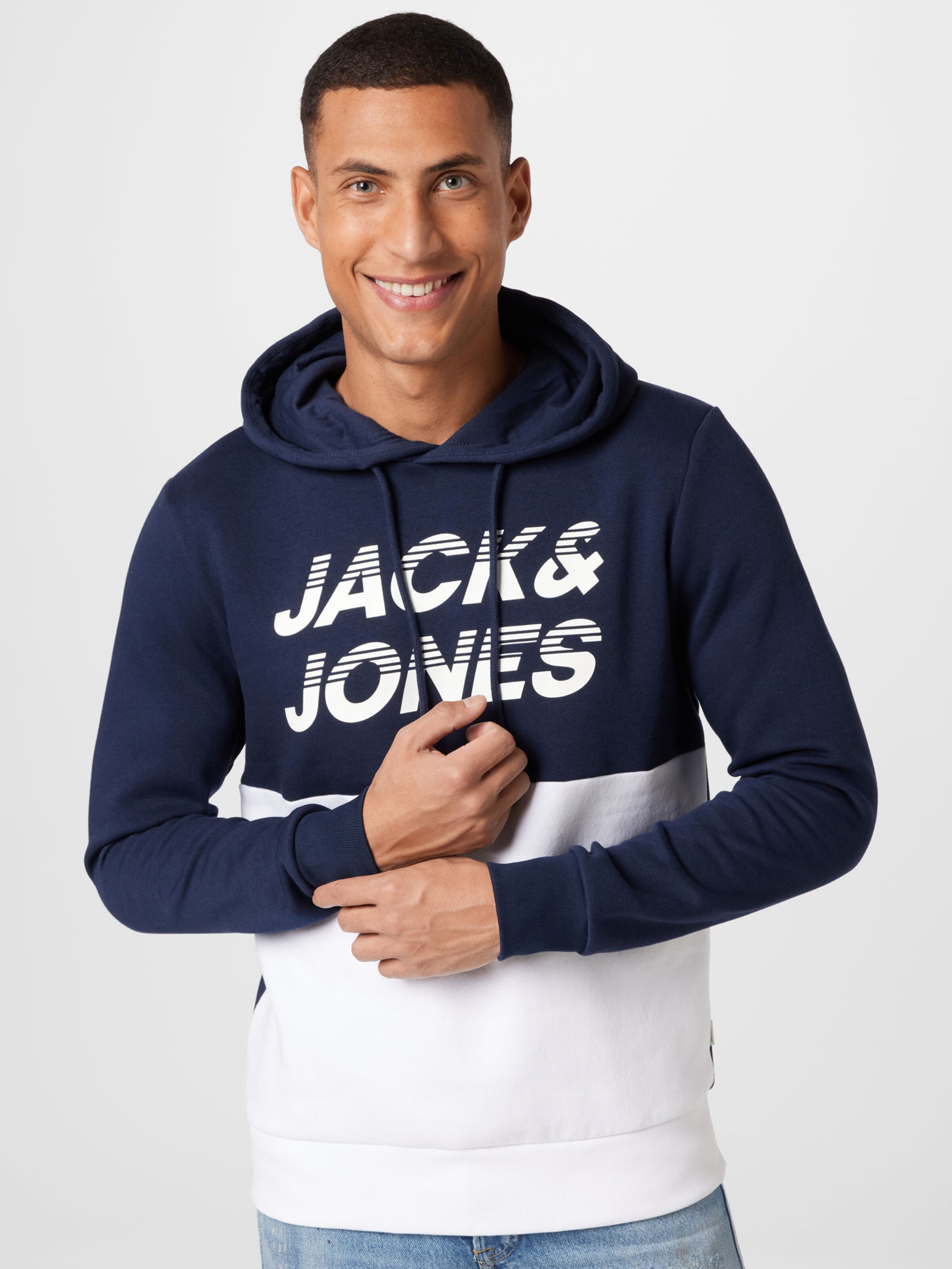 Männer Sweat JACK & JONES Sweatshirt in Nachtblau - GC01768