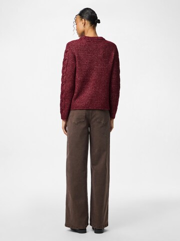 PIECES Sweater 'PCNina' in Red