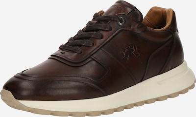 Sportbačiai be auliuko iš La Martina, spalva – tamsiai ruda, Prekių apžvalga