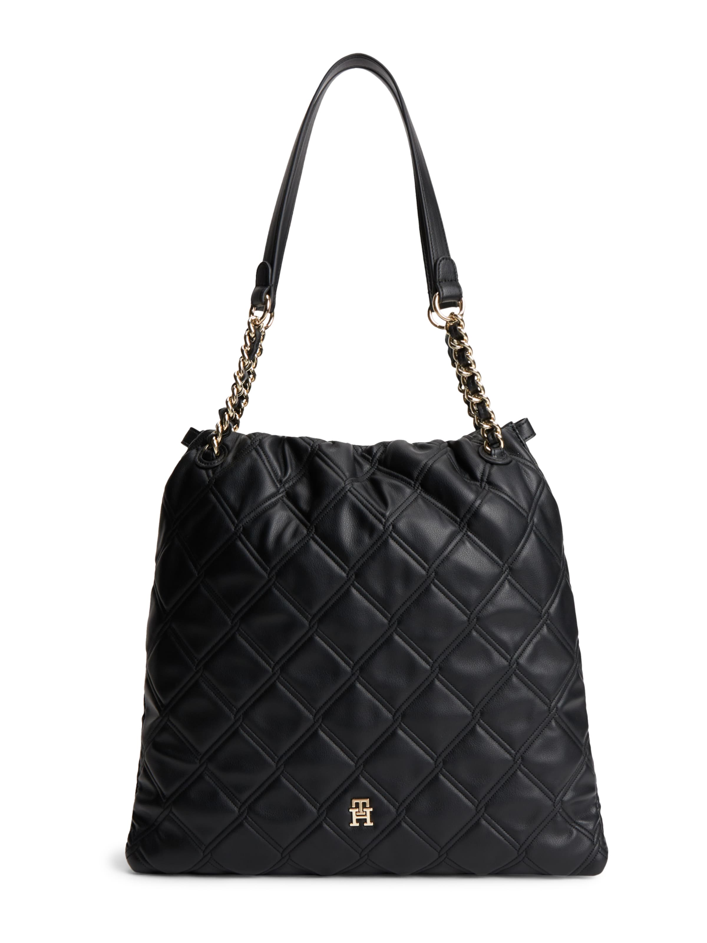 TOMMY HILFIGER Shopper in Schwarz: Vorderseite