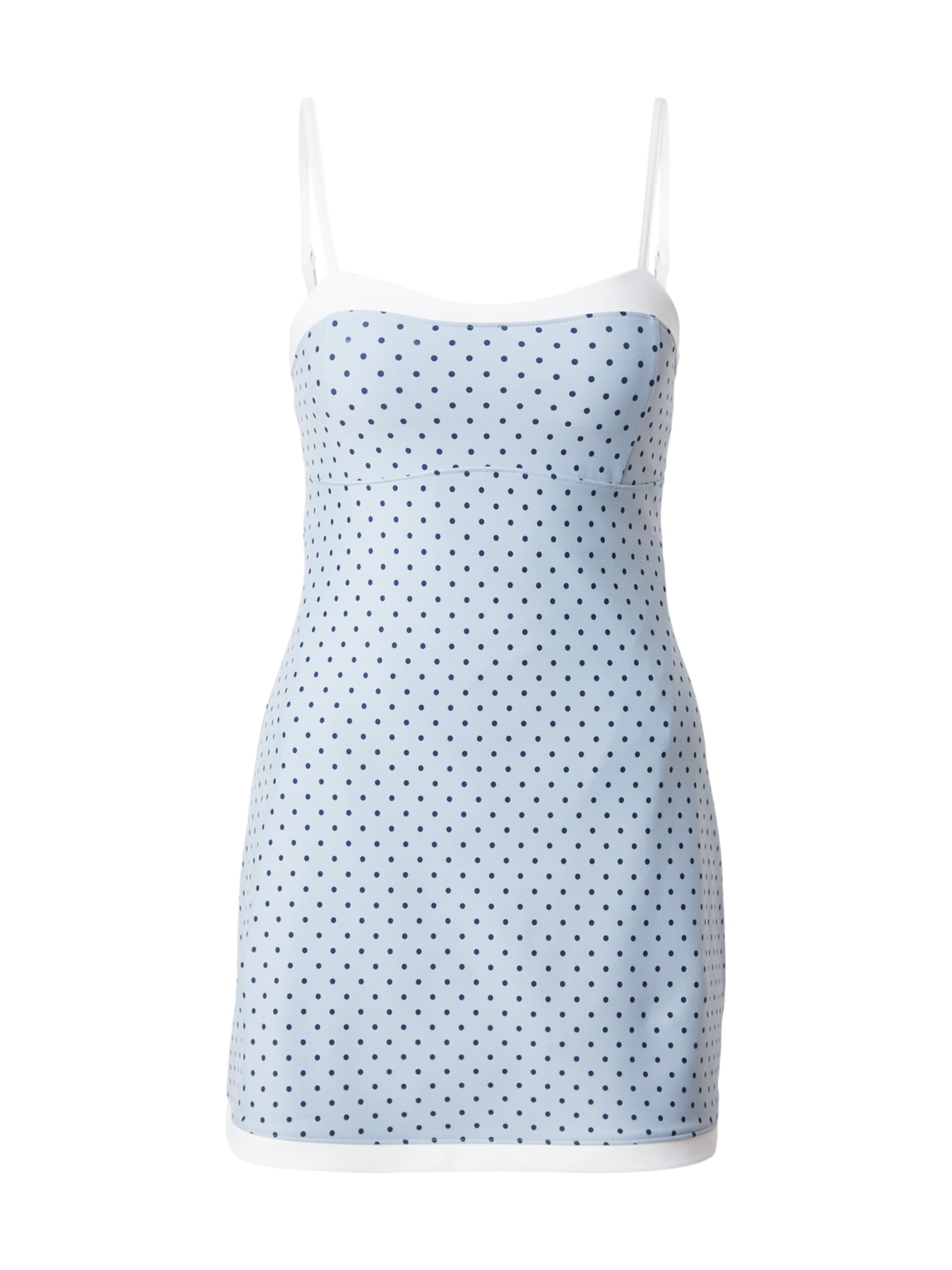 mėlyna Abercrombie & Fitch Vasarinė suknelė: priekis