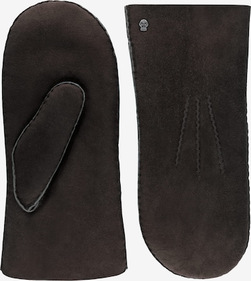 Moufles 'BERCHTESGADEN' Roeckl en marron : devant