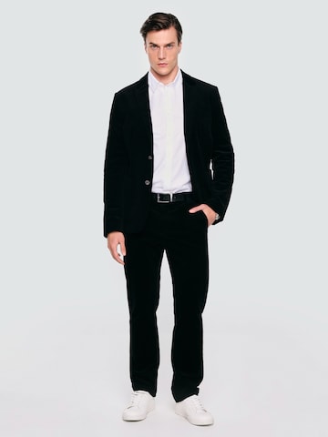 BIG STAR Regular fit Colbert ' PILOS ' in Zwart