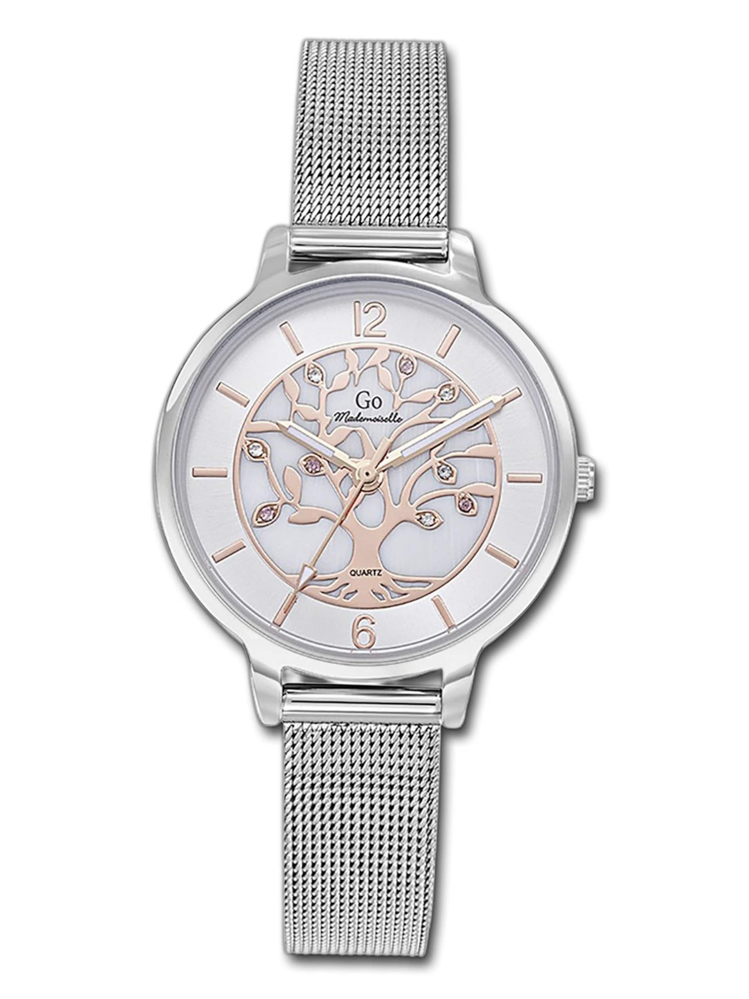 GO GirlOnly Analog Watch in Silver: front