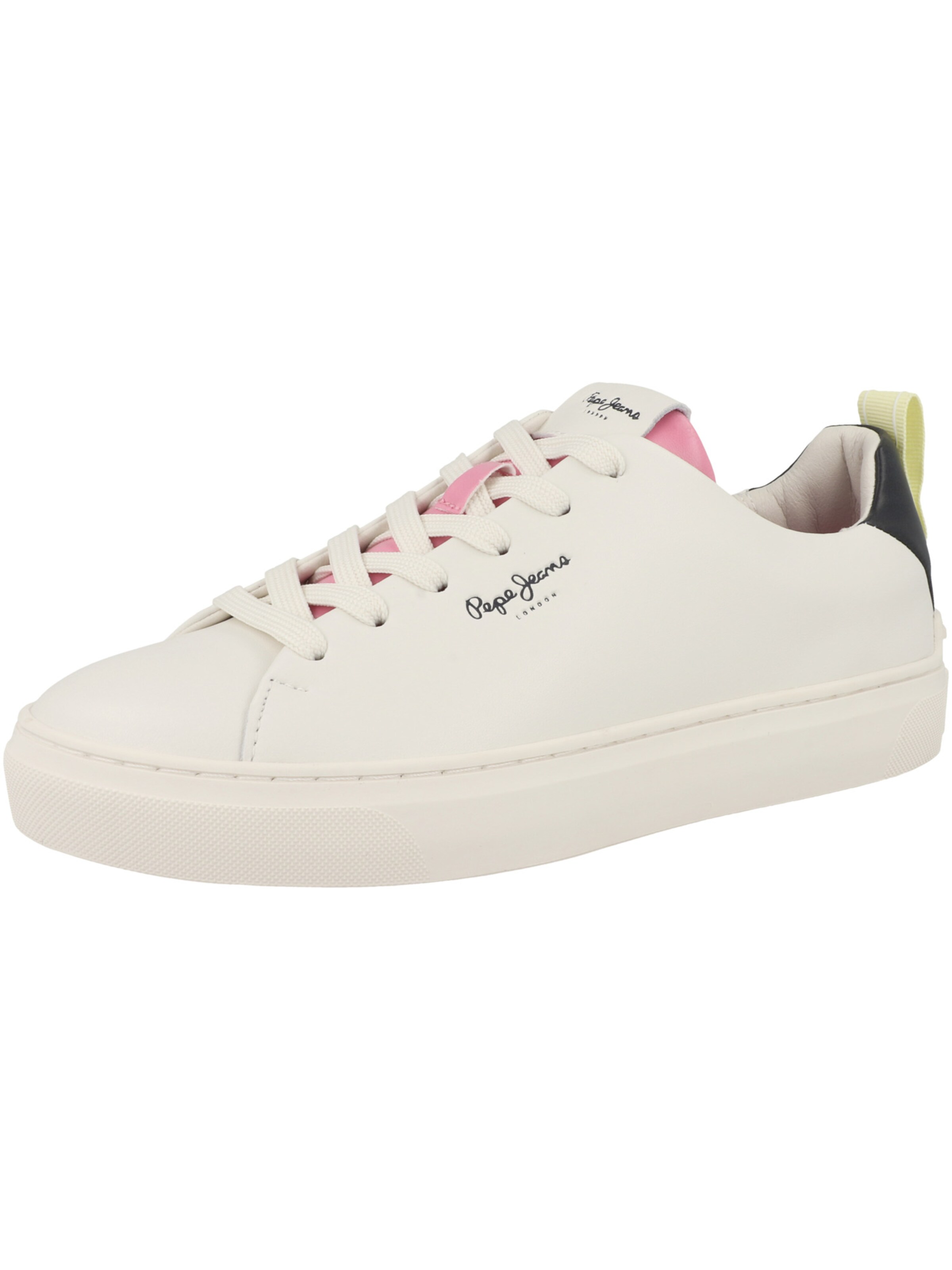 Pepe Jeans - Sapatilhas baixas 'Camden Action' em branco: frente