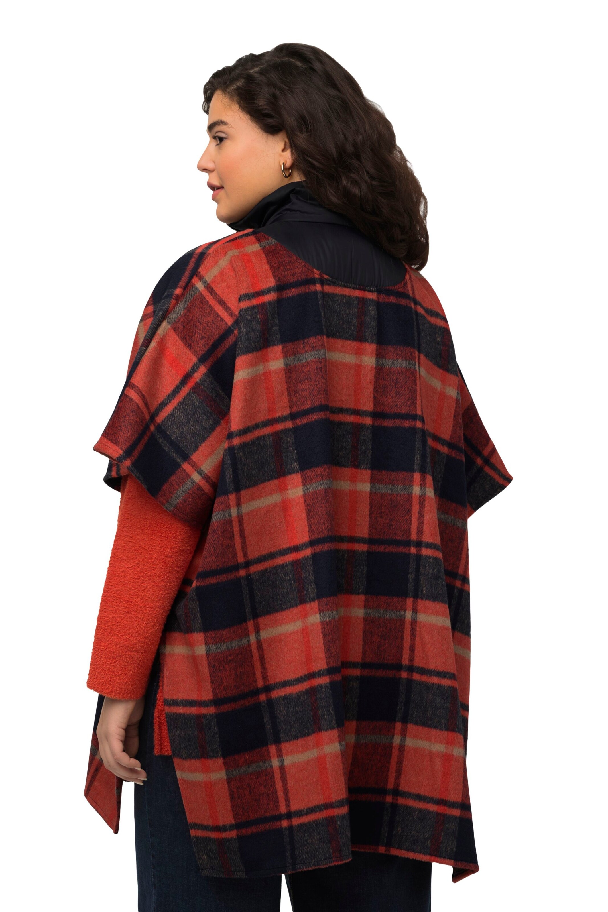 Ulla Popken Poncho in Rot