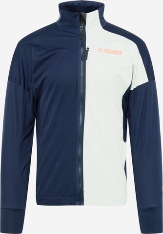 ADIDAS TERREX Athletic Jacket 'Xperior' in Blue: front