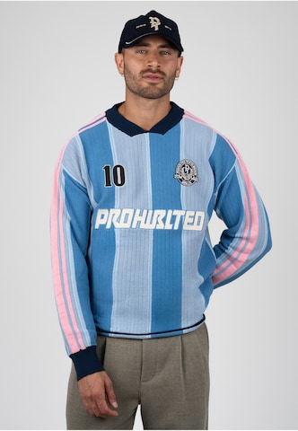 Pullover 'Team' di Prohibited in blu: frontale