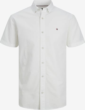 JACK & JONES Slim fit Button Up Shirt 'SUMMER' in White: front