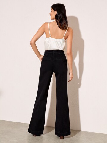 Friends Like TheseWide Leg/ Široke nogavice Traperice - crna boja