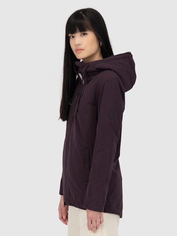 Alife and Kickin - Casaco de inverno 'LilouAK' em roxo