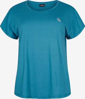 Maglia funzionale di Active by Zizzi in blu: frontale