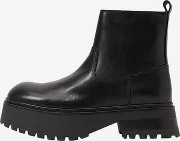 MANGO Ankle Boots 'Easy' in Schwarz: front