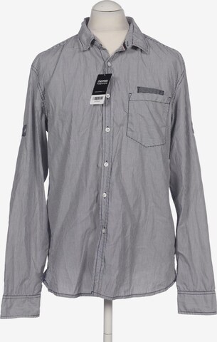 EDC BY ESPRIT Button Up Shirt in XL in Grey: front