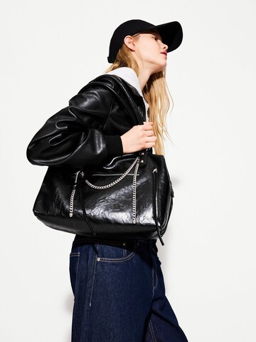 Sac bandoulière Bershka en noir