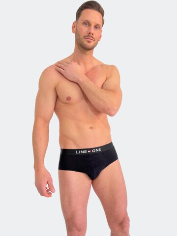 Line One - Braga 'Herren Slips  aus Baumwolle' en negro