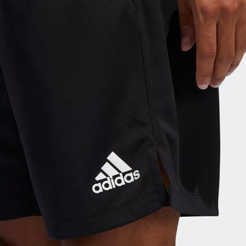 ADIDAS SPORTSWEAR Normální Sportovní kalhoty 'All 9-Inch' – černá