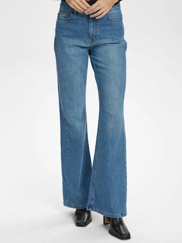 NÜMPH Flared Jeans 'NULONDON' in Blau: Vorderseite