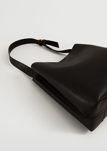 MANGO Shopper in Black