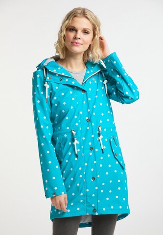 Schmuddelwedda Functionele jas in Blauw: voorkant