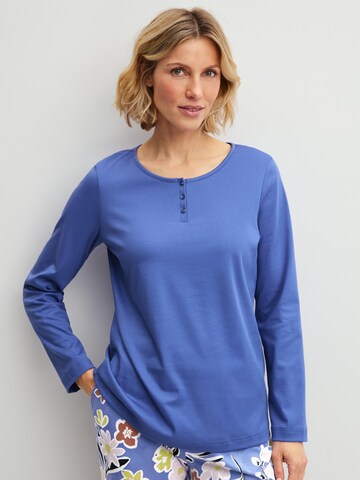 Camicia da notte 'Sleep Over M&M' di CALIDA in blu