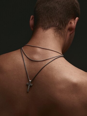 REYTEL - Cadena 'CURB' en plata