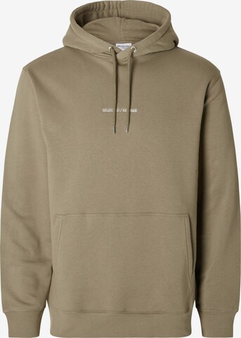 SELECTED HOMME Sweatshirt 'HANKIE' i grønn: forside