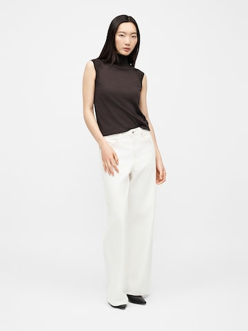Wide leg Jeans 'C_SLOUCHY 2.0' di BOSS in bianco