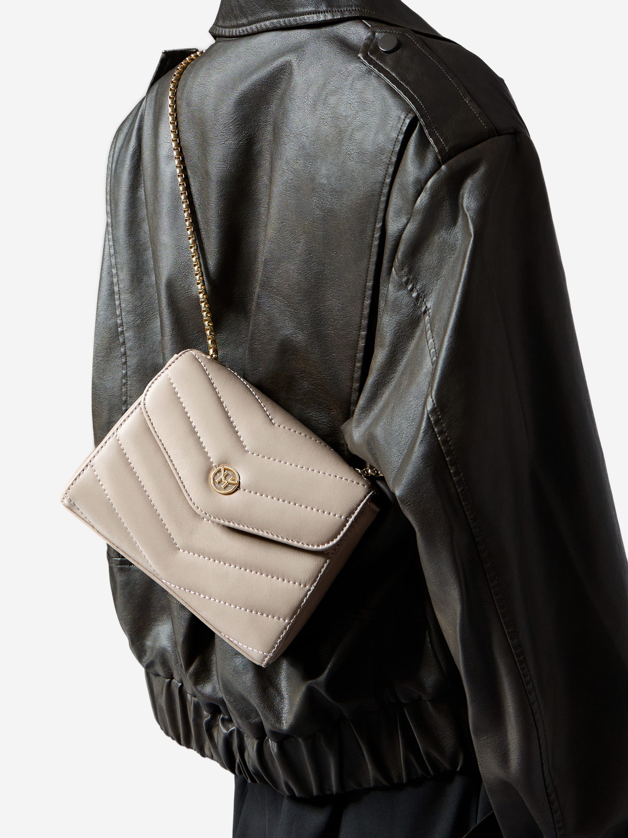 Victoria Hyde Handtasche ' New English Lady ' in Grau